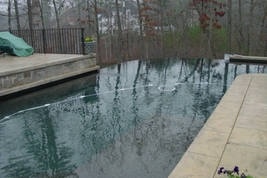 Example of a classic pool design in Atlanta