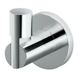 Channel Single Robe Hook in Chrome - Robe & Towel Hooks