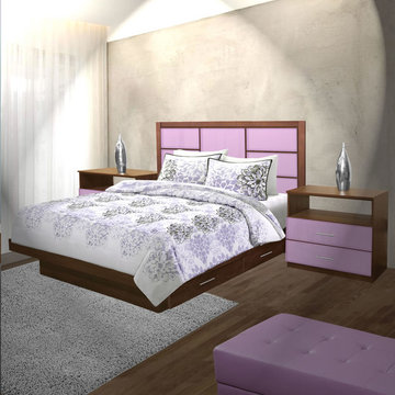 Montclair Style Modern Bedroom Sets With Storage