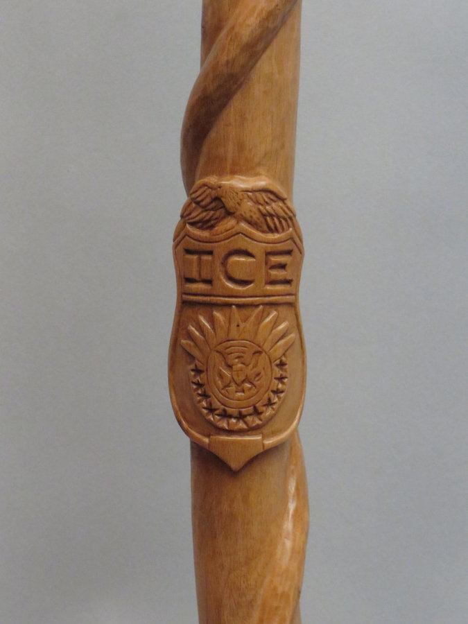 Commemorative Stafff Detail: Immigration & Customs Enforcement