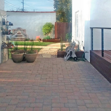 Paver Patio Design--Backyard