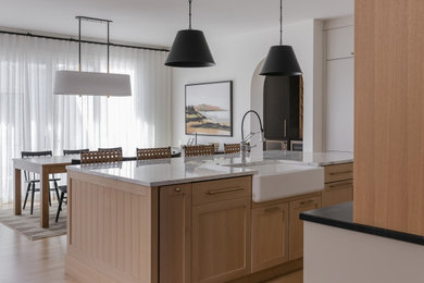 This is an example of a farmhouse kitchen in Calgary.