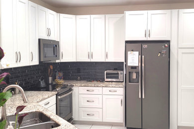 Example of a trendy home design design in Miami