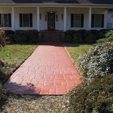 Ashlar Stamped Walkway