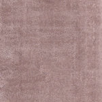 Alpine Rug Co. - Taylor Collection Plush Pink Shag Area Rug, 5'3"x7'7" - Cozy shag is a key feature of the Taylor collection. Made of stain-resistant polypropylene, these rugs are easy to care for and comfortable underfoot.