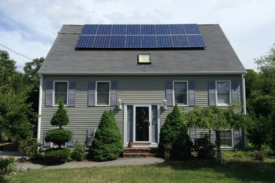 Example of a classic exterior home design in Providence