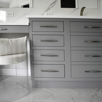Light and Bright Artistic Bathroom