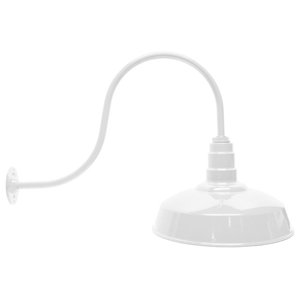 20 Large Steel Lighting Shade 23 Gooseneck Barn Light