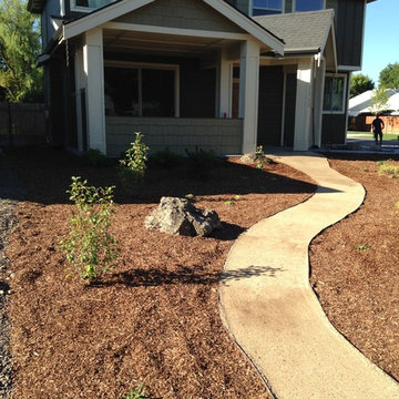 Xeric & Native Landscape, Sandstone Planter, Sandstone Path