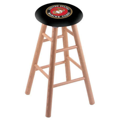 U.S. Marines Extra, Tall Bar Stool, Natural