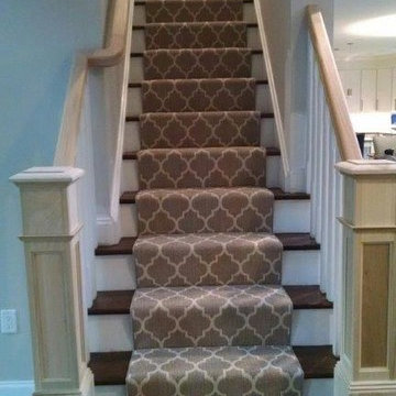 Carpet Runners on Wood Stairs