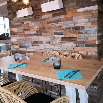 Resto-Bar - Bois de grange récupéré / Restaurants, bars & pubs - Reclaimed barn