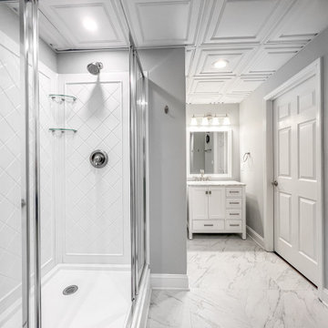 Featured Projects - Bathroom Build in Basement
