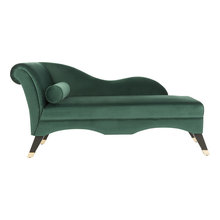 Green Chaise Lounges