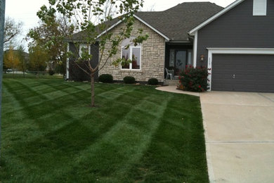 mowing