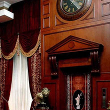 The two tone drape for the bedroom