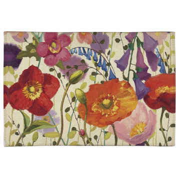 Blossoming Printemps 5'x7' Chenille Rug