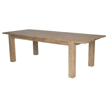 Bedford Butterfly Dining Table, Brushed Smoke