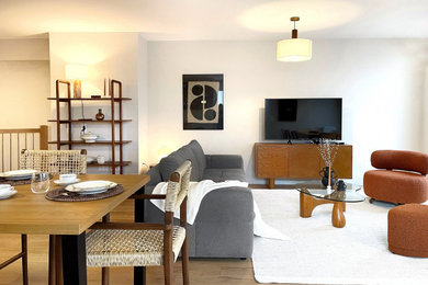 Inspiration pour un salon traditionnel.