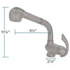 Kitchen Faucet With Pull-Out Spray, Oil Rubbed Bronze