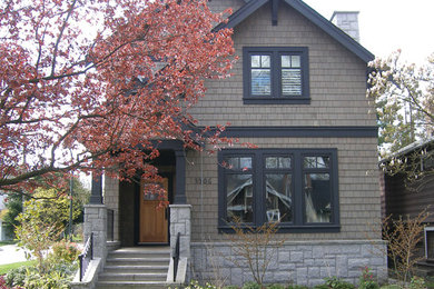 Inspiration for a timeless exterior home remodel in Vancouver