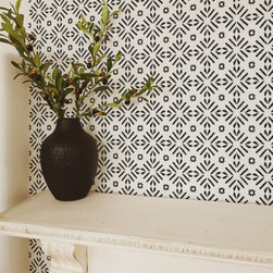 geometric III - black - Wallpaper