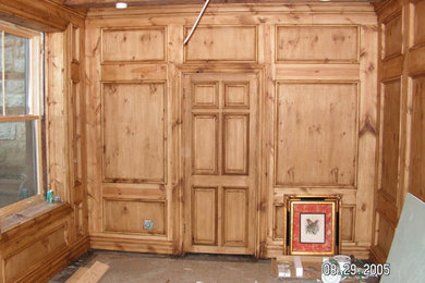 Home design - small craftsman home design idea in Kansas City