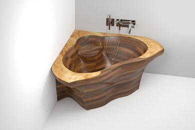 Ванна из ореха американского "Брианна" | Wooden bathtub "Brianna" (walnut)