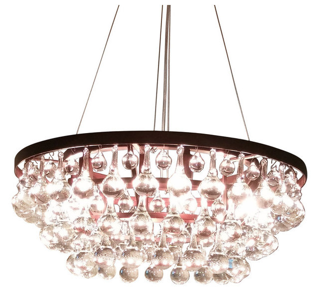 3 Tier Clear Murano Glass Teardrop Chandelier Contemporary 3 Tier Clear Murano Glass Teardrop Chandelier 20 Wx10 H