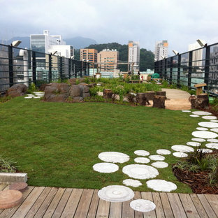 Stilmix Dachgarten in Hongkong