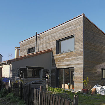 Extension bois d'une maison individuelle