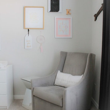 Modern Aztec Baby Girl Nursery