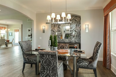Inspiration for a transitional dining room in Kansas City.