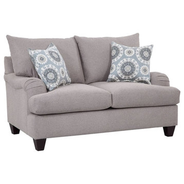 American Furniture Classics 8-020-A242V3 Transitional Loveseat in Gray
