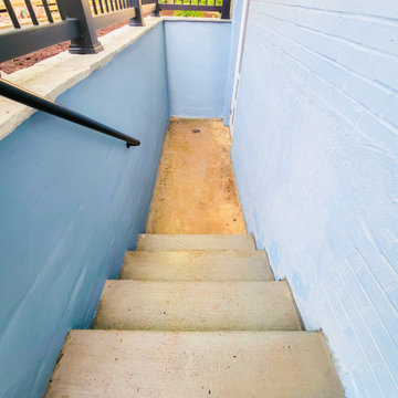 A Successful basement entrance restoration