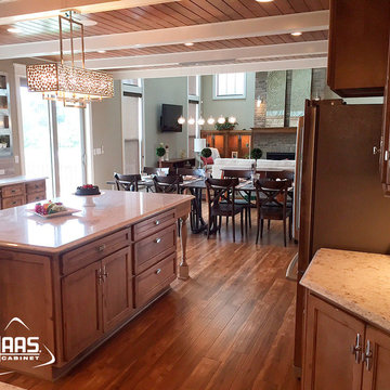 Cottage Rustic Distressed kitchen | Haas Cabinet