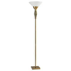 14"x14"x71" Brass Metal 300W Torchiere - Transitional - Floor Lamps - by  HomeRoots | Houzz