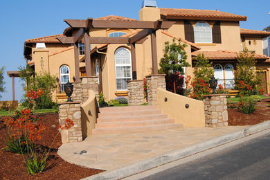 Example of an exterior home design in San Diego