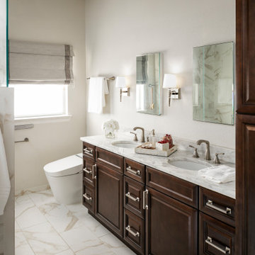 Classic + Transitional Master Bath