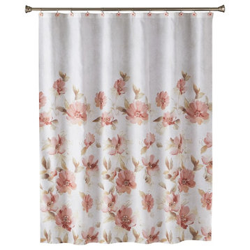 Misty Floral Shower Curtain