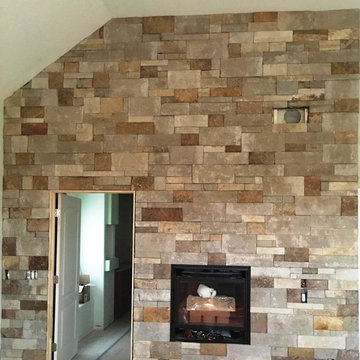 Contemporary Interior Stone Application