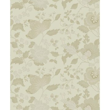 Vittoria Gold Floral Wallpaper Sample