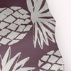 Pineapple Pattern Dusty Purple 70" w x 73" h Shower Curtain