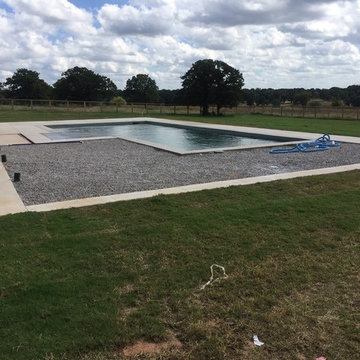 Custom Modern Pool & Spa in Rustic Setting