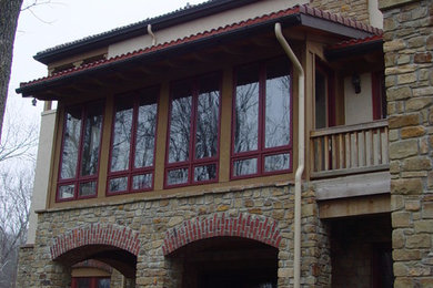 Mountain style exterior home photo in Indianapolis