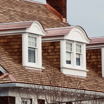 Copper & Cedar Roof Works. House in Forest Hill, Toronto