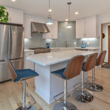 White Shaker Kitchen Design Williamsburg, VA