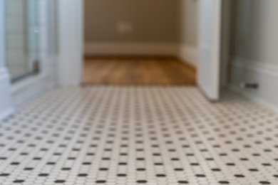 Inspiration for a farmhouse bathroom remodel in Other