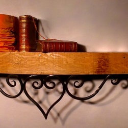 wine barrel stave shelf - Products