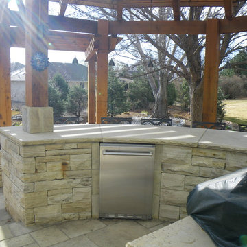 Cultured Stone Patio w/Pergola - Fort Collins, CO
